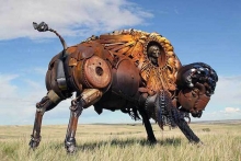 Opere din artă din fier vechi. Realizările unui tânăr din SUA Opere din artă din fier vechi. Realizările unui tânăr din SUA
